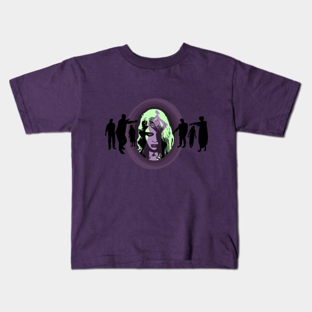 They're Coming (Night of the Living Dead) Kids T-Shirt by PlaidDesign